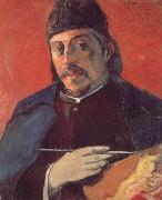 Paul Gauguin Take a palette of self-portraits Germany oil painting artist